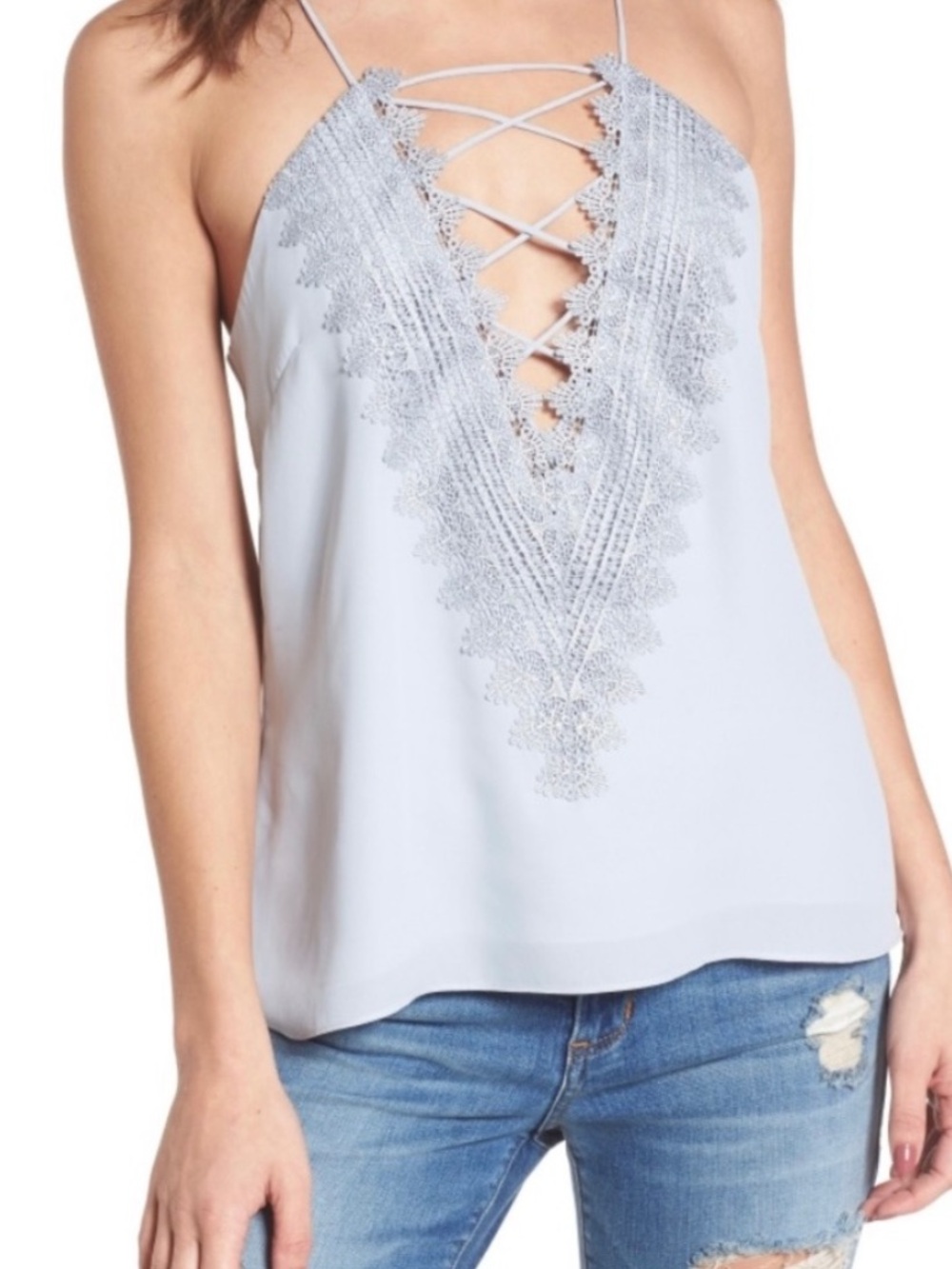 NWT Strappy Lace Camisole Top